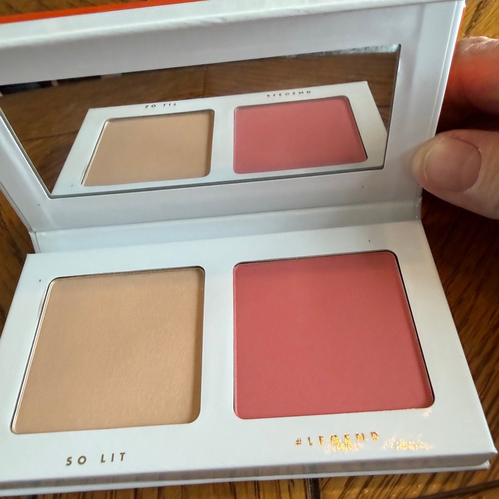 Mally Beauty RuPaul Hiieee Lighter & Rouge Duo — White & Gold
